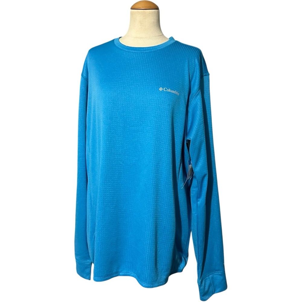 Columbia Omni Wick Park View Sweatshirt Mens NWT Blue XL